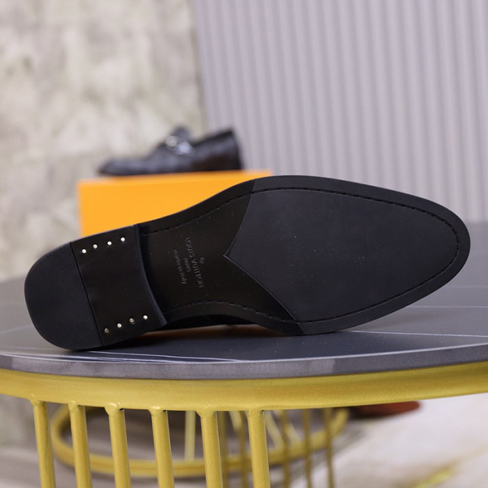 Louis Vuitton Men Shoes Business Luxury Brand LV Dress Shoes with Original Box