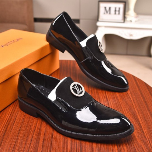 Louis Vuitton Men Shoes Business Luxury Brand LV Dress Shoes with Original Box