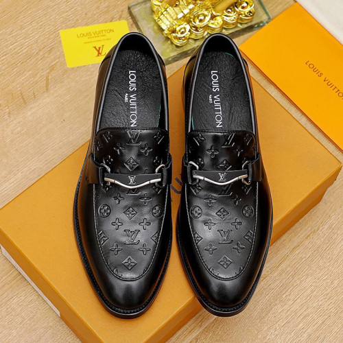 Louis Vuitton Men Shoes Business Luxury Brand LV Dress Shoes with Original Box