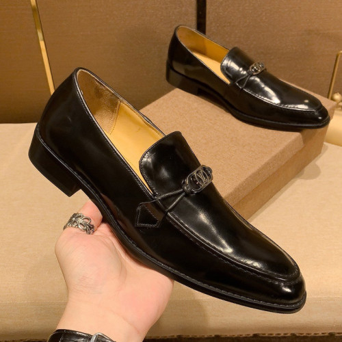 Louis Vuitton Men Shoes Business Luxury Brand LV Dress Shoes with Original Box