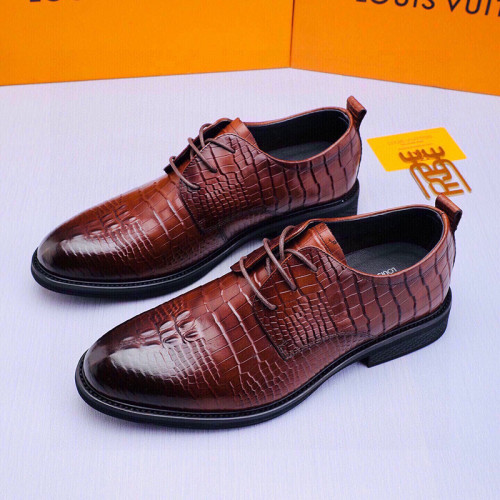 Louis Vuitton Men Shoes Business Luxury Brand LV Dress Shoes with Original Box