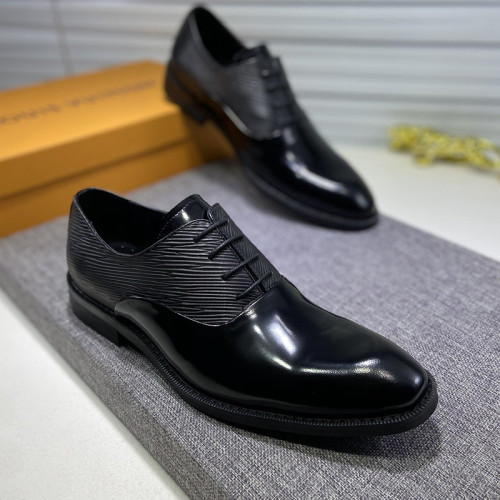 Louis Vuitton Men Shoes Business Luxury Brand LV Dress Shoes with Original Box