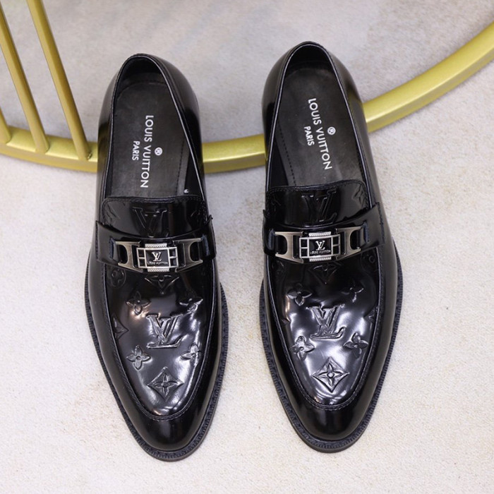 Louis Vuitton Men Shoes Business Luxury Brand LV Dress Shoes with Original Box