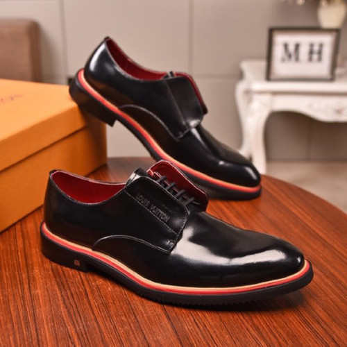 Louis Vuitton Men Shoes Business Luxury Brand LV Dress Shoes with Original Box