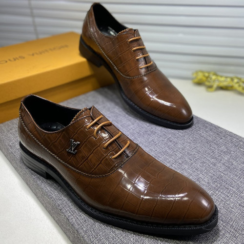 Louis Vuitton Men Shoes Business Luxury Brand LV Dress Shoes with Original Box