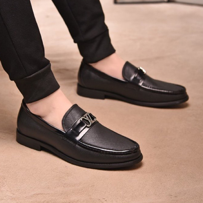 Louis Vuitton Men Shoes Business Luxury Brand LV Dress Shoes with Original Box