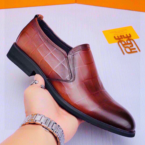 Louis Vuitton Men Shoes Business Luxury Brand LV Dress Shoes with Original Box