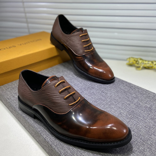 Louis Vuitton Men Shoes Business Luxury Brand LV Dress Shoes with Original Box