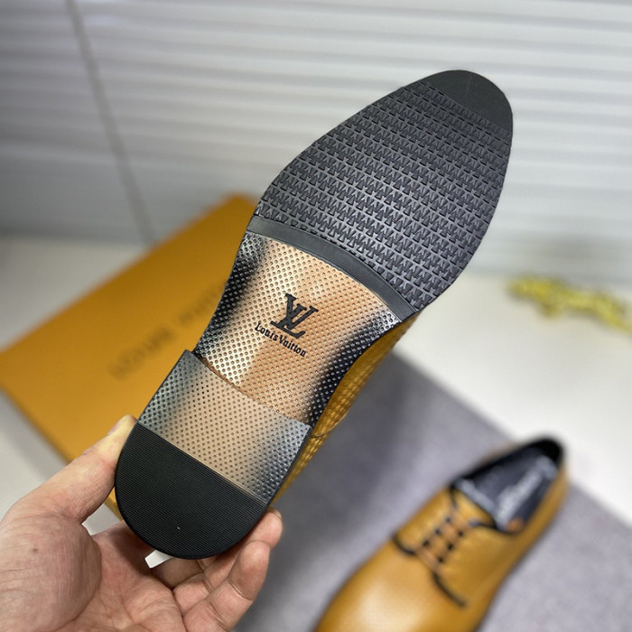 Louis Vuitton Men Shoes Business Luxury Brand LV Dress Shoes with Original Box
