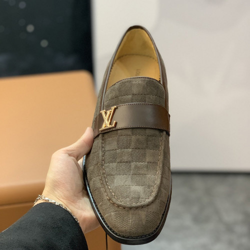 Louis Vuitton Men Shoes Business Luxury Brand LV Dress Shoes with Original Box
