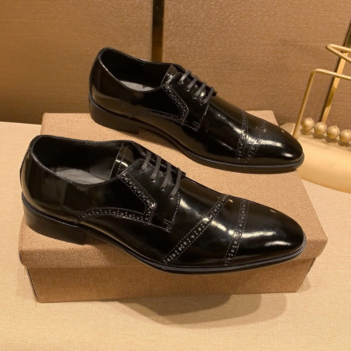 Louis Vuitton Men Shoes Business Luxury Brand LV Dress Shoes with Original Box