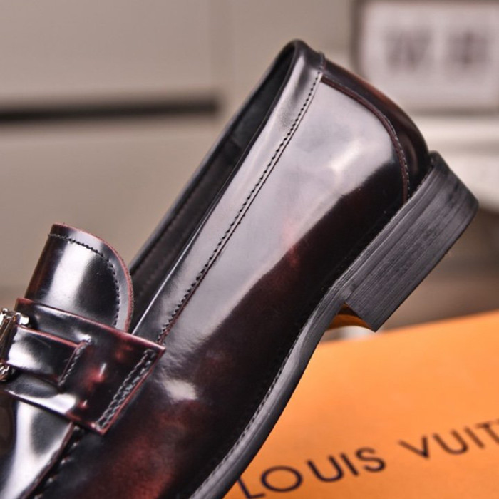 Louis Vuitton Men Shoes Business Luxury Brand LV Dress Shoes with Original Box