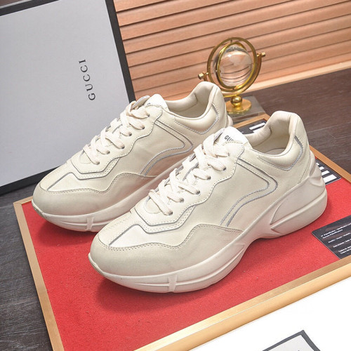 Gucci Womens Shoes Sneakers Fashion Type Luxury Brand Design Rhyton Sneaker with Original Box