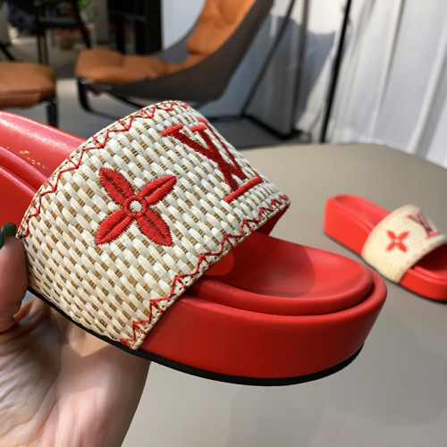Louis Vuitton Womens Shoes Flatform Mule