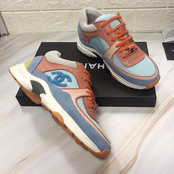 Chanel Mens Shoes Sneakers Luxury Brand Sports Shoes Breathable Design with Original Box