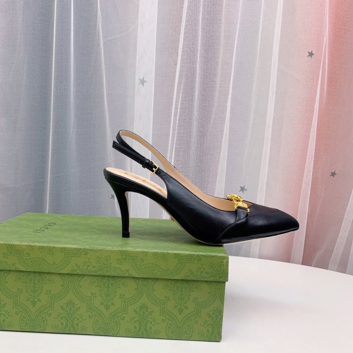 Gucci Womens Shoes Slingback Pumps 7.5cm