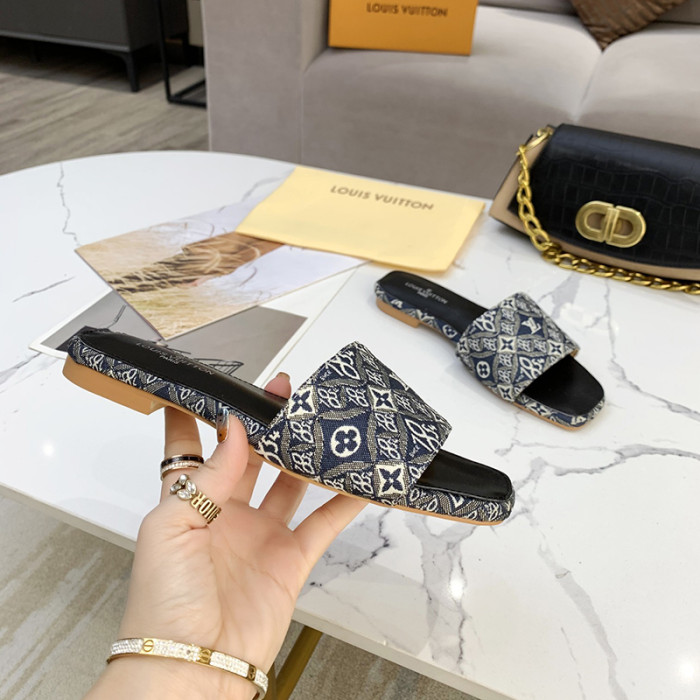 Louis Vuitton Womens Shoes SINCE 1854 REVIVAL FLAT MULE