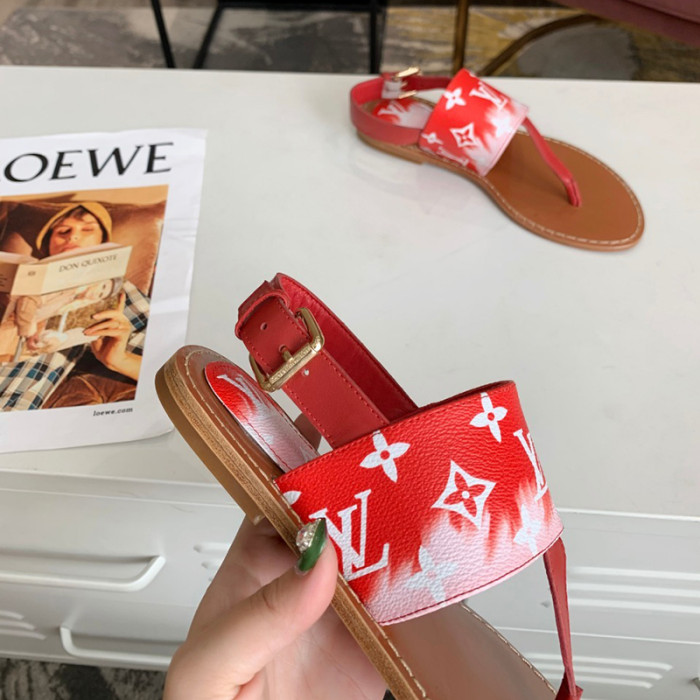 Louis Vuitton Womens Shoes STARBOARD FLAT THONG SANDAL