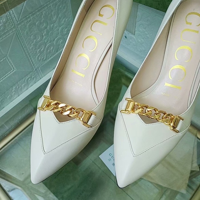 Gucci Womens Shoes Pump High Heels 7.5cm