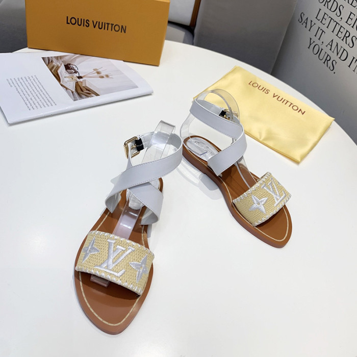 Louis Vuitton Womens Shoes SIENNA FLAT SANDAL
