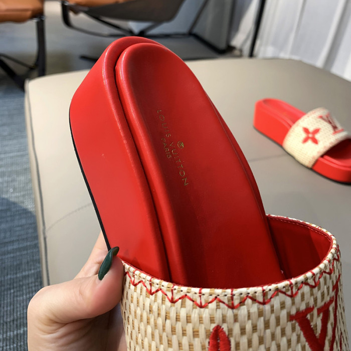 Louis Vuitton Womens Shoes Flatform Mule