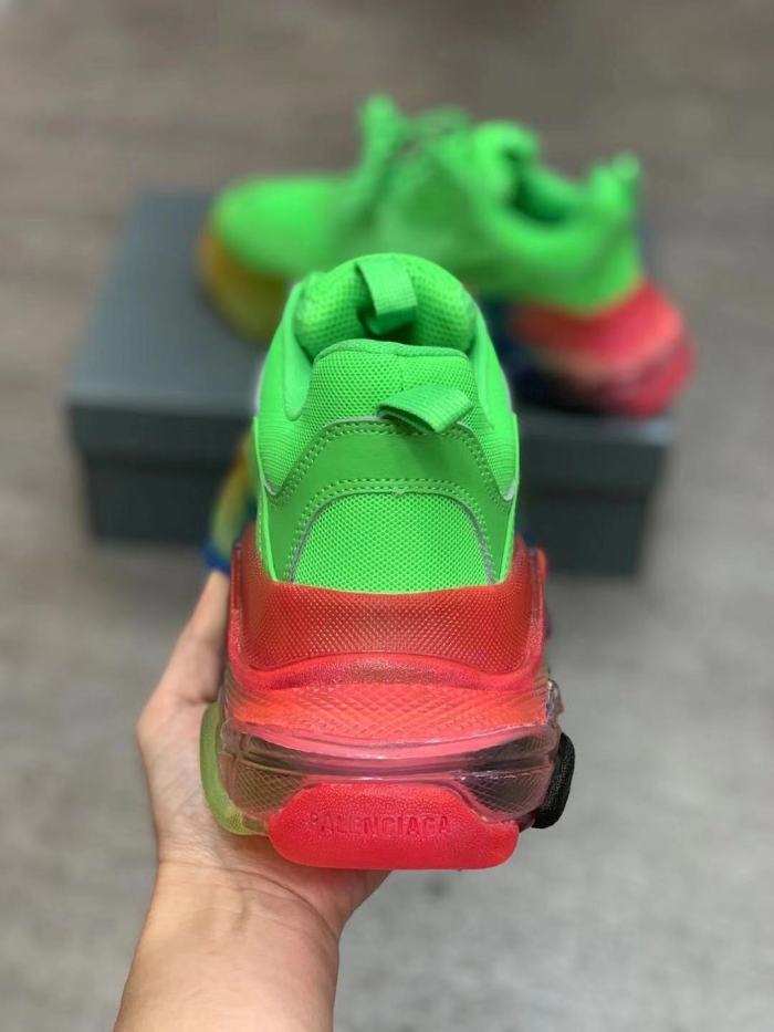 Balenciaga Womens Shoes Breathable Design Sneakers Luxury Brand Triple S Sneaker