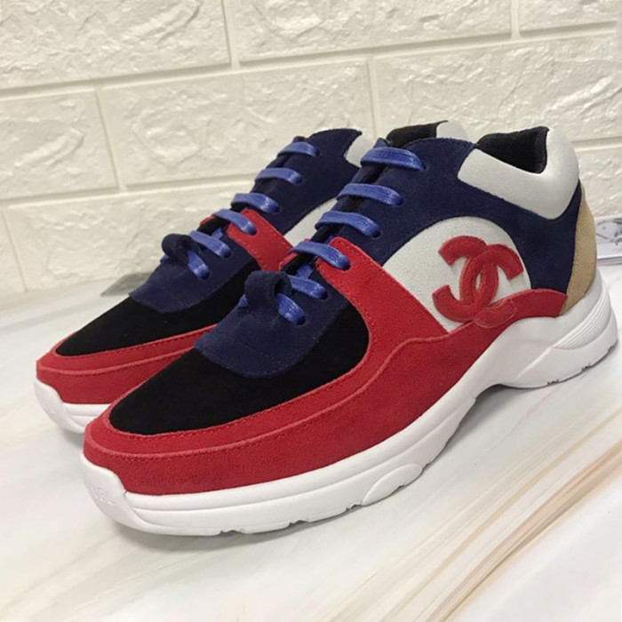 Chanel Mens Shoes Sneakers Luxury Brand Sports Shoes Breathable Design with Original Box