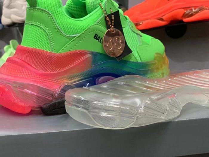 Balenciaga Womens Shoes Breathable Design Sneakers Luxury Brand Triple S Sneaker