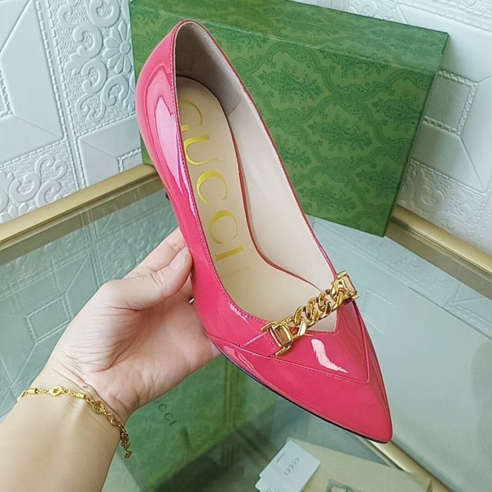 Gucci Womens Shoes Pump High Heels 7.5cm