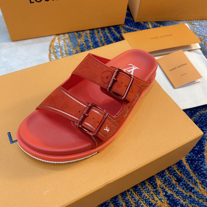 Louis Vuitton Men Shoes Slippers LV TRAINER MULE