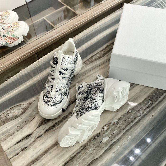 Dior Womens Shoes D-CONNECT SNEAKER KCK302ZPN_S17X