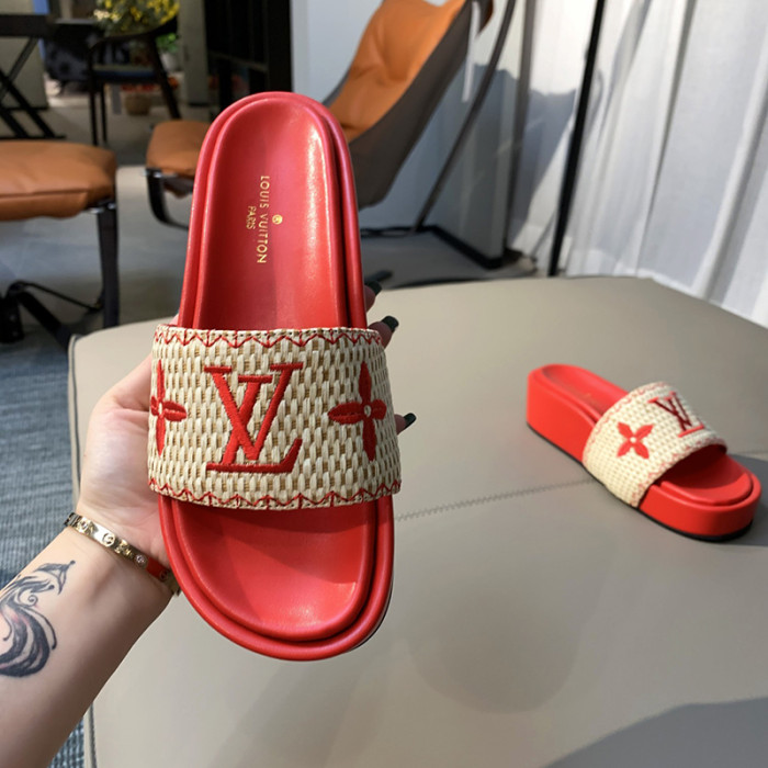 Louis Vuitton Womens Shoes Flatform Mule