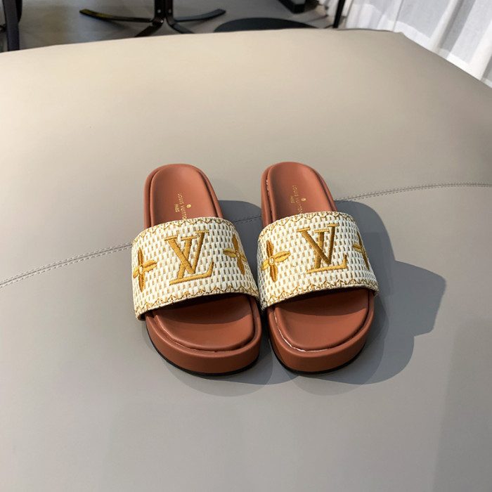 Louis Vuitton Womens Shoes Flatform Mule
