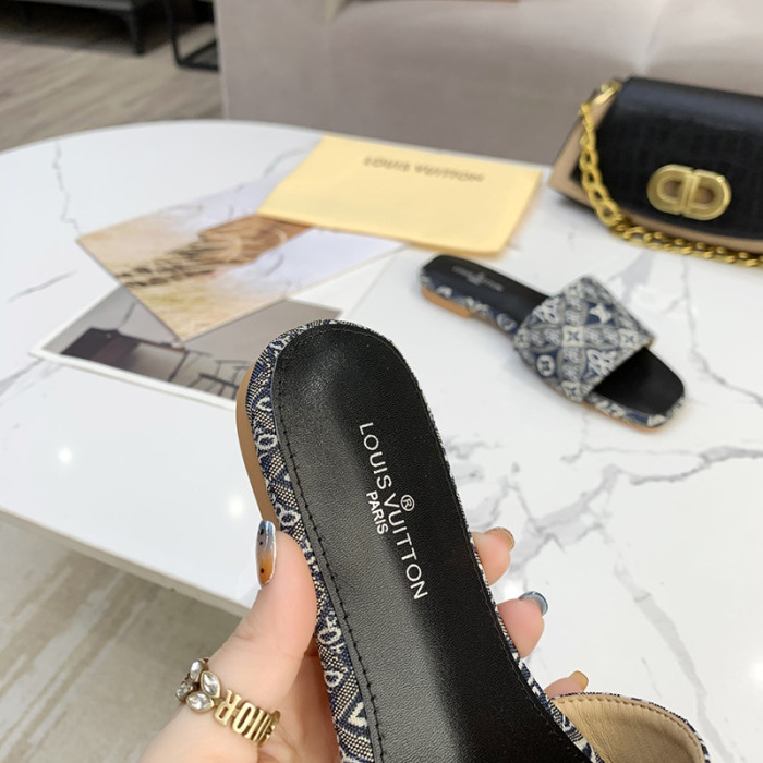 Louis Vuitton Womens Shoes SINCE 1854 REVIVAL FLAT MULE