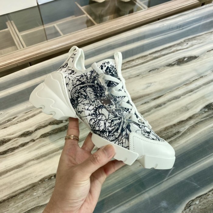 Dior Womens Shoes D-CONNECT SNEAKER KCK302ZPN_S17X