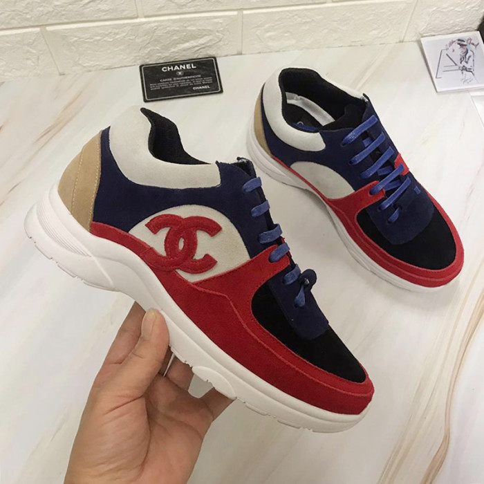 Chanel Mens Shoes Sneakers Luxury Brand Sports Shoes Breathable Design with Original Box