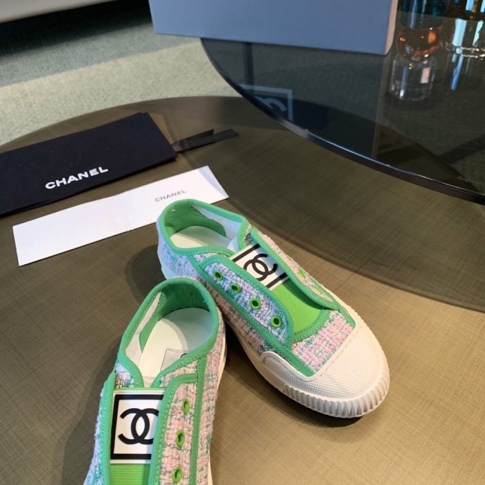 Chanel Womens Shoes Slip-on Sneaker
