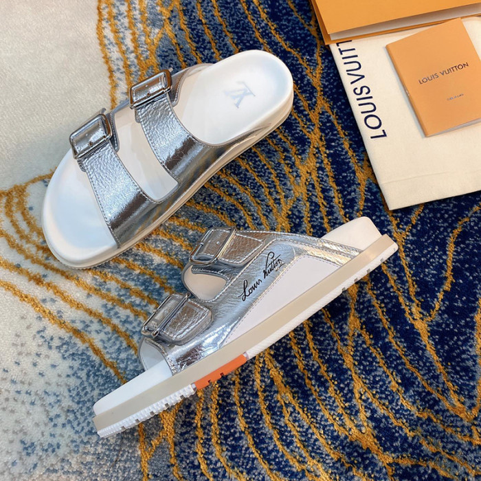 Louis Vuitton Men Shoes Slippers LV TRAINER MULE 1A8SKS