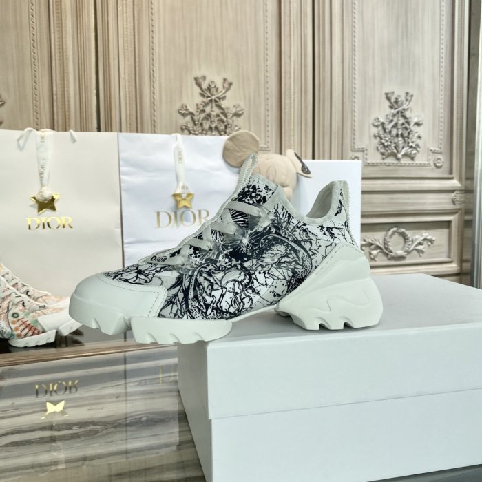 Dior Womens Shoes D-CONNECT SNEAKER KCK302ZPN_S17X