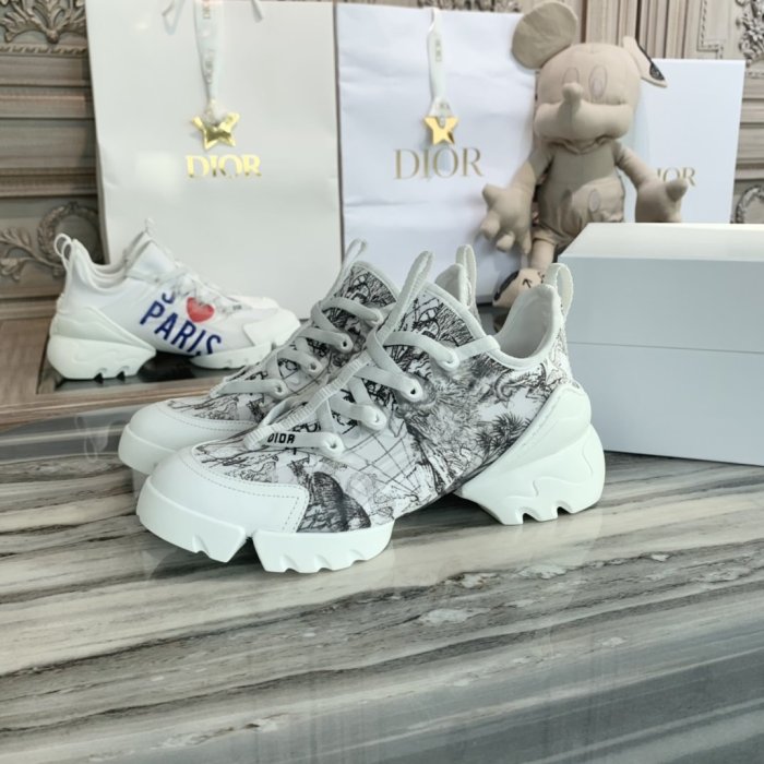 Dior Womens Shoes D-CONNECT SNEAKER KCK273CDN_S19W