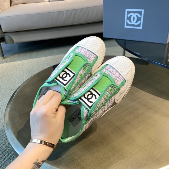Chanel Womens Shoes Slip-on Sneaker