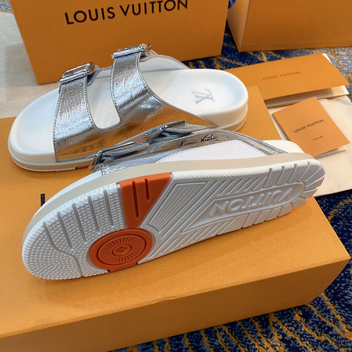 Louis Vuitton Men Shoes Slippers LV TRAINER MULE 1A8SKS