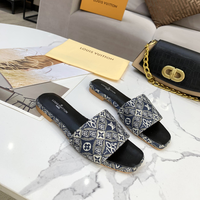 Louis Vuitton Womens Shoes SINCE 1854 REVIVAL FLAT MULE