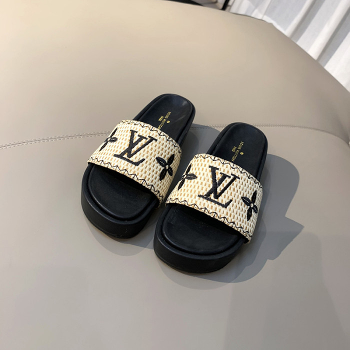 Louis Vuitton Womens Shoes Flatform Mule