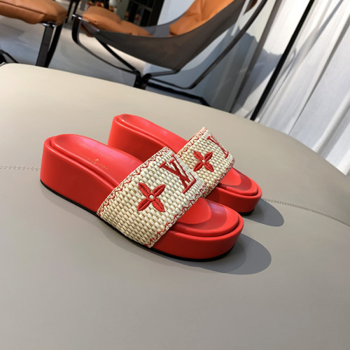 Louis Vuitton Womens Shoes Flatform Mule