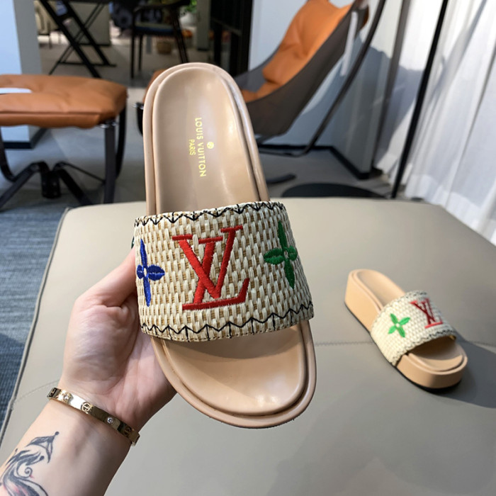 Louis Vuitton Womens Shoes Flatform Mule