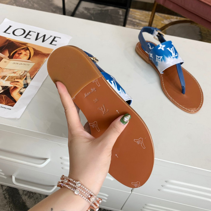 Louis Vuitton Womens Shoes STARBOARD FLAT THONG SANDAL