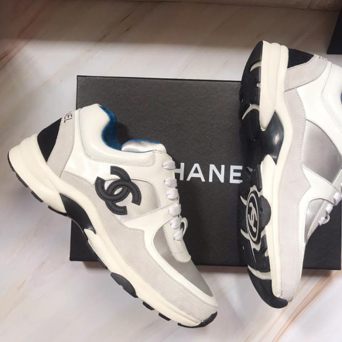 Chanel Mens Shoes Sneakers Luxury Brand Sports Shoes Breathable Design with Original Box