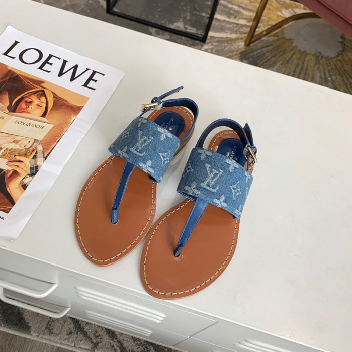Louis Vuitton Womens Shoes STARBOARD FLAT THONG SANDAL 1A7RDV