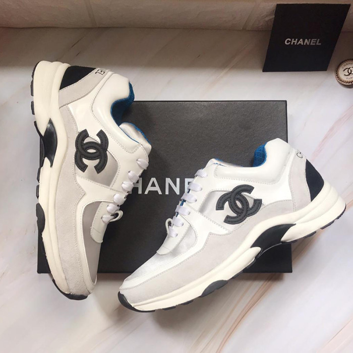 Chanel Mens Shoes Sneakers Luxury Brand Sports Shoes Breathable Design with Original Box